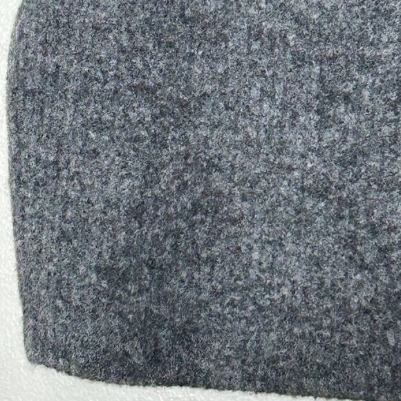 Everlane The Wool Blend Ribbed Crop Top Dark Gray Women Small NWT Stretch - Picture 7 of 9